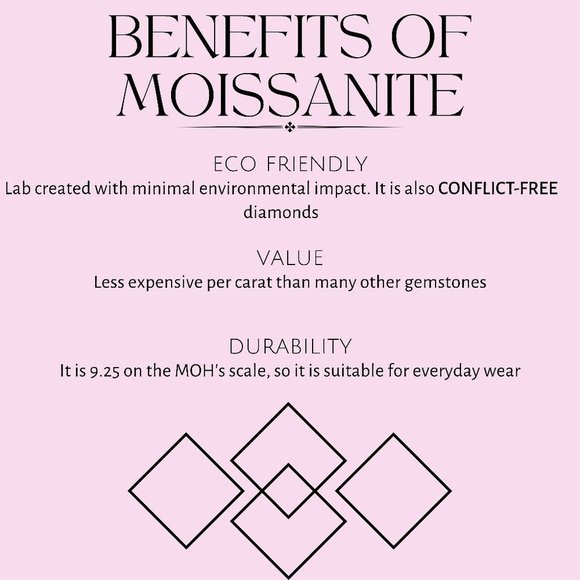 CERTIFIED 14k White Gold 2.ct Diamond Stud Earrings Moissanite Charles Colvard - Picture 5 of 6